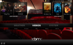 XBMC's home screen